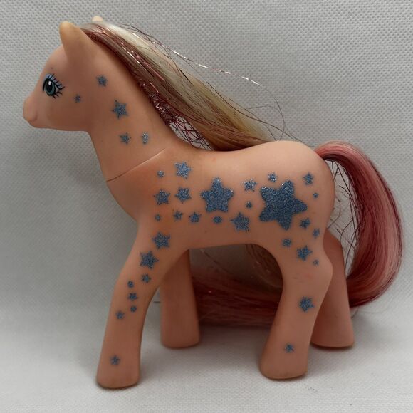 My Little Pony MLP G1 Glittery Sweetheart Sister Sunblossom 1988 GSS TAF Hasbro - Picture 4 of 6